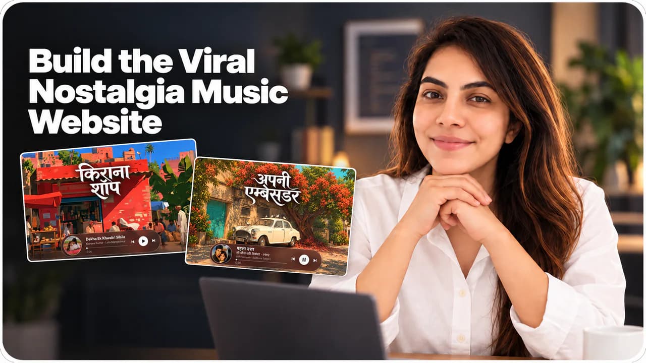 Build the Viral Nostalgia Music Website