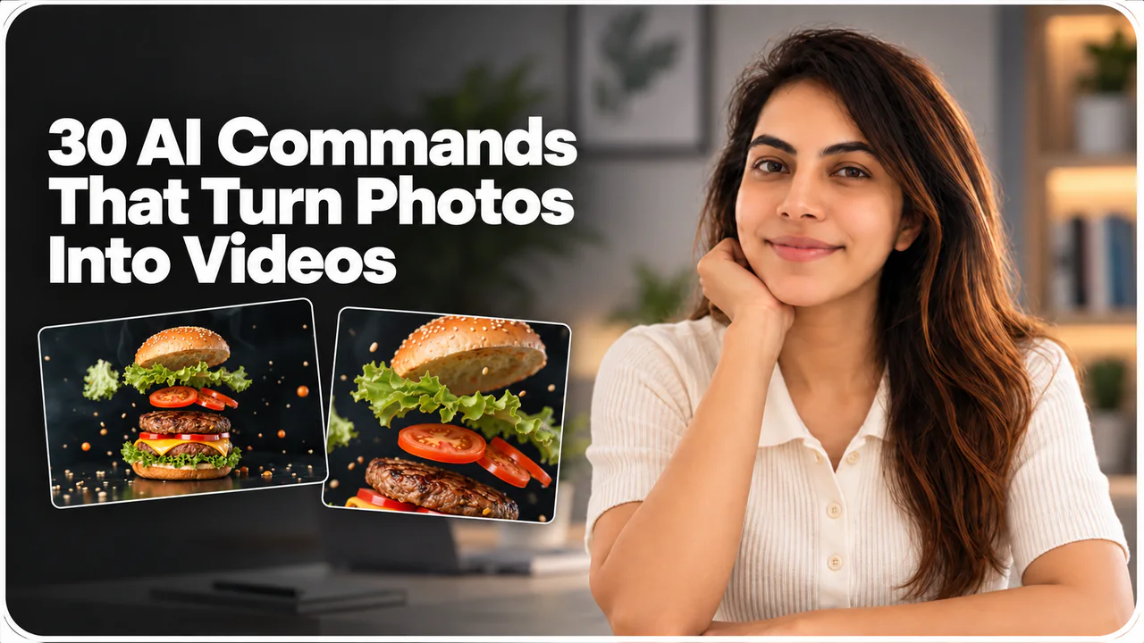 30 AI Commands That Turn Photos Into Videos