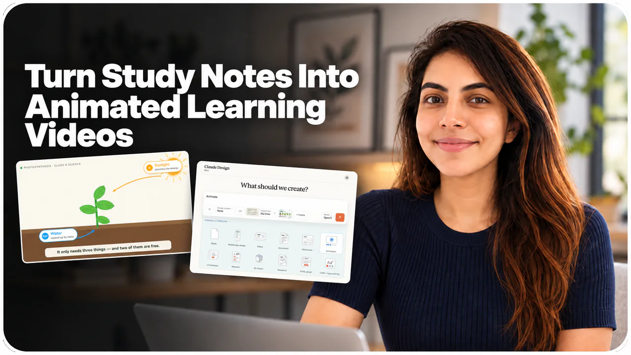 Turn Study Notes Into Animated Learning Videos
