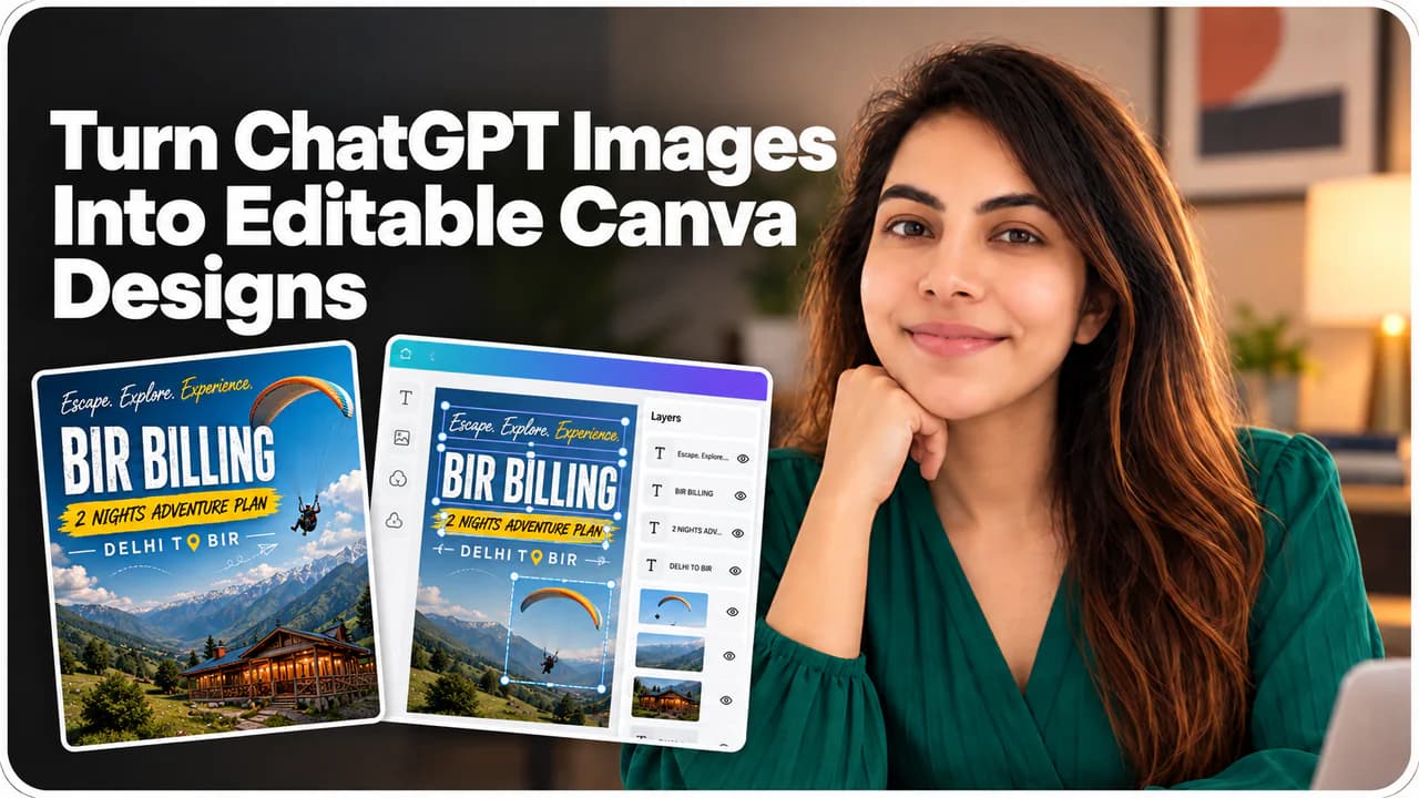 Turn ChatGPT Images Into Editable Canva Designs