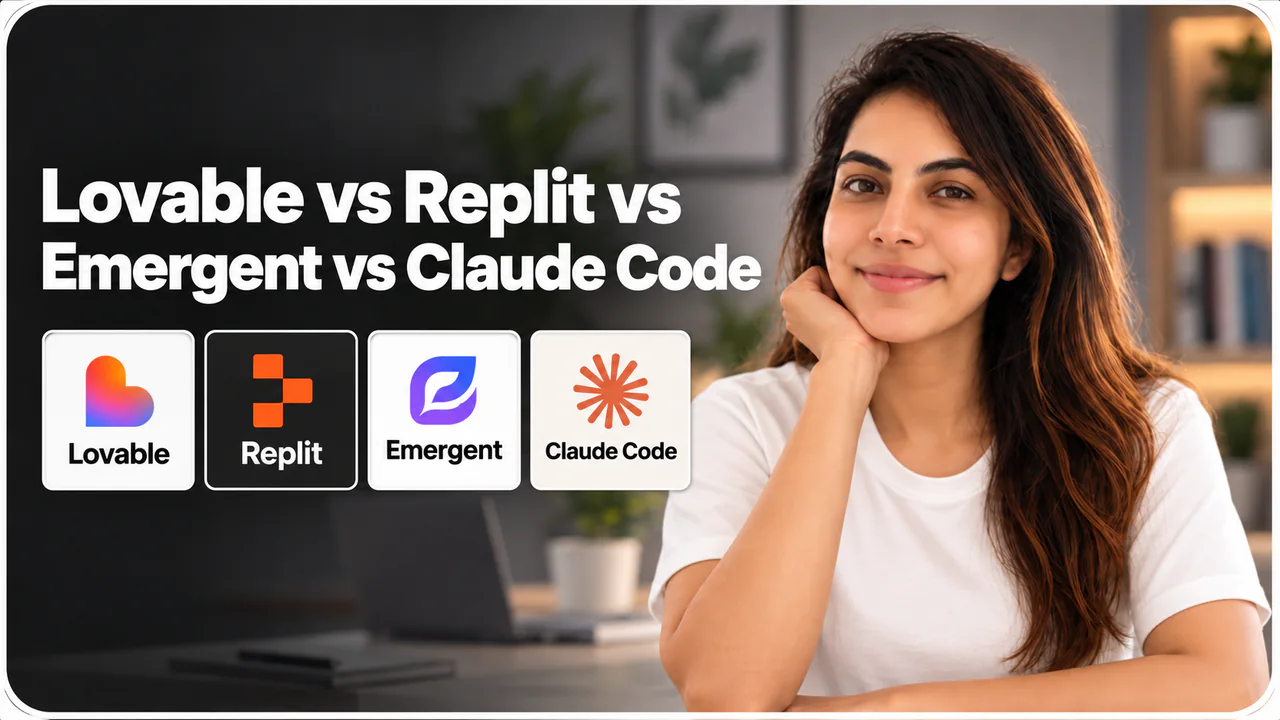 Lovable vs Replit vs Emergent vs Claude Code