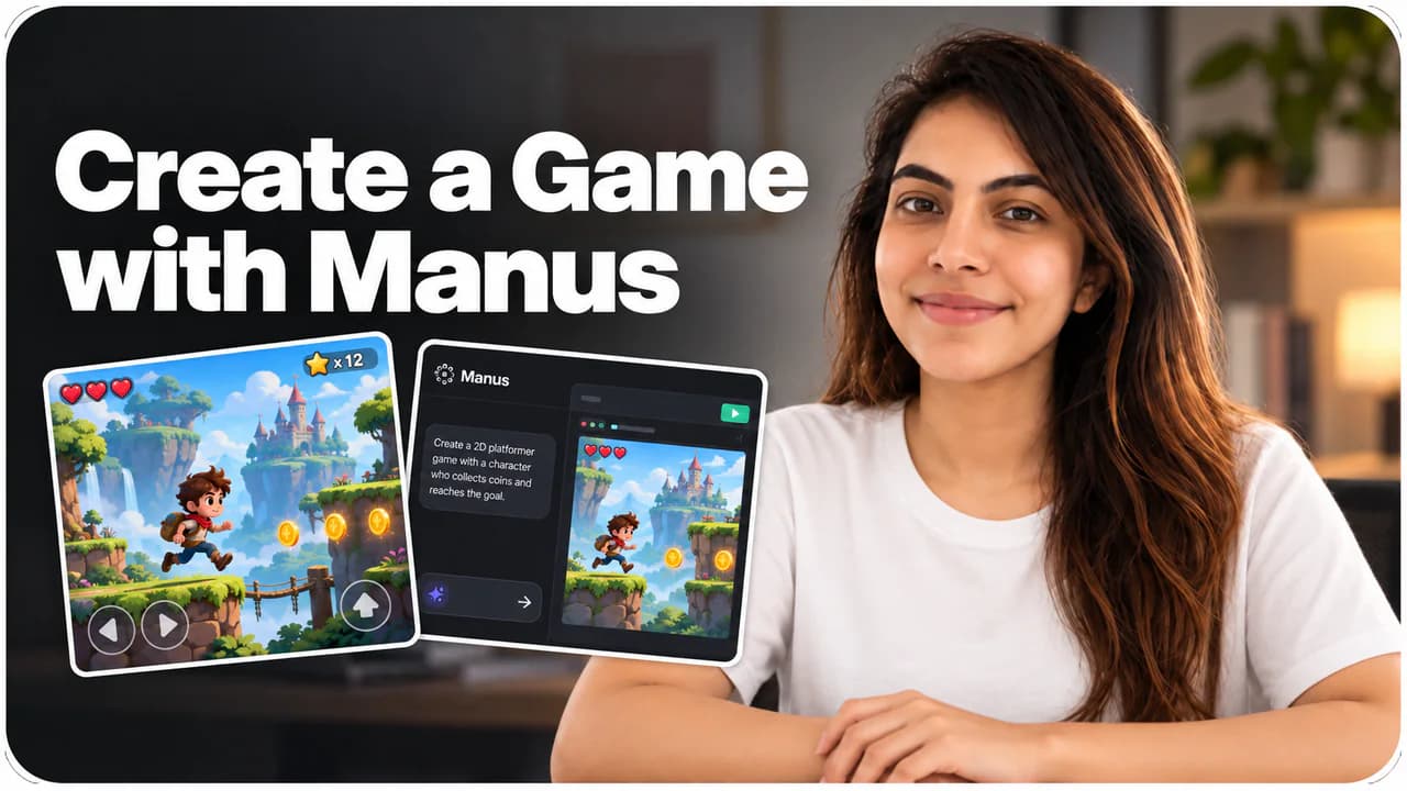 Create games with Manus AI