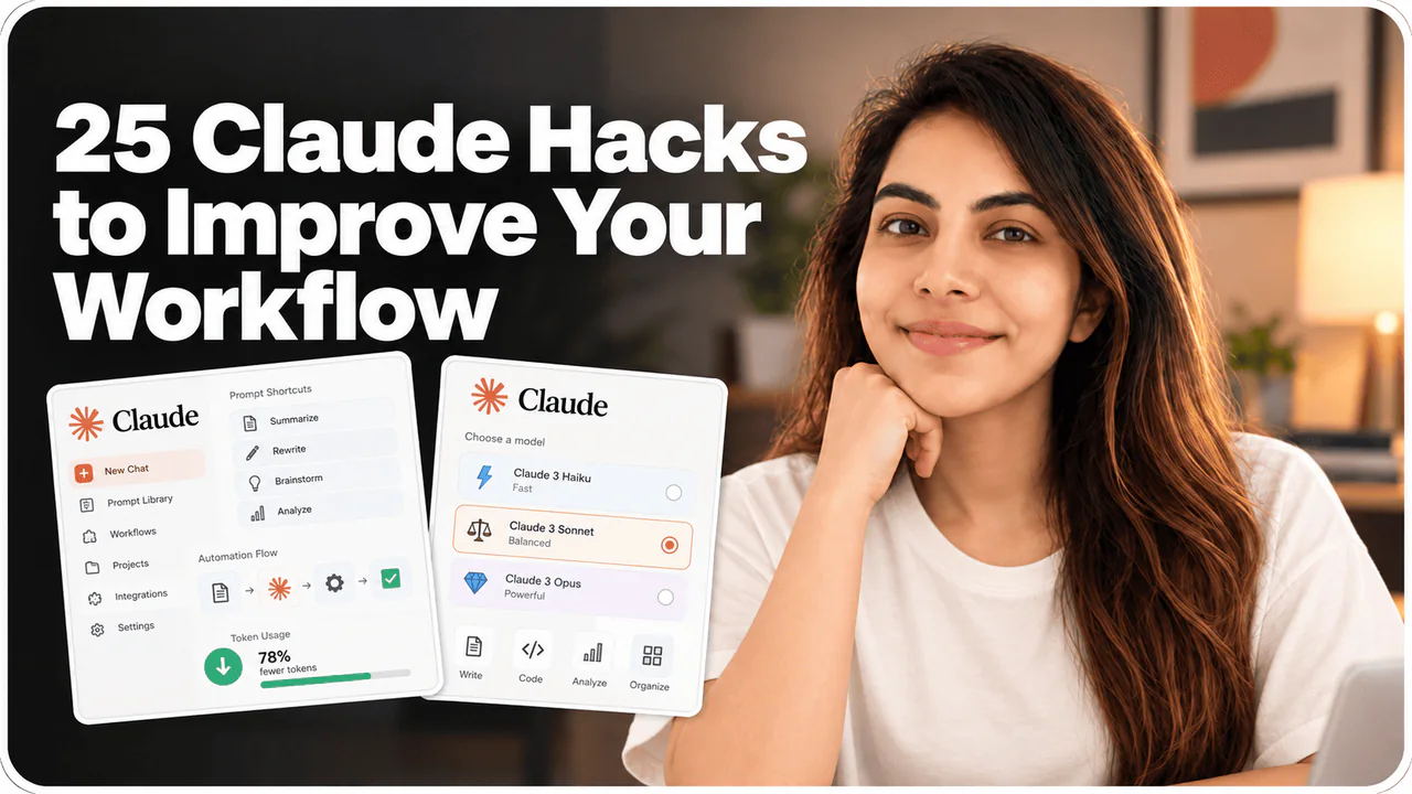 25 Claude Hacks to Improve Your Workflow